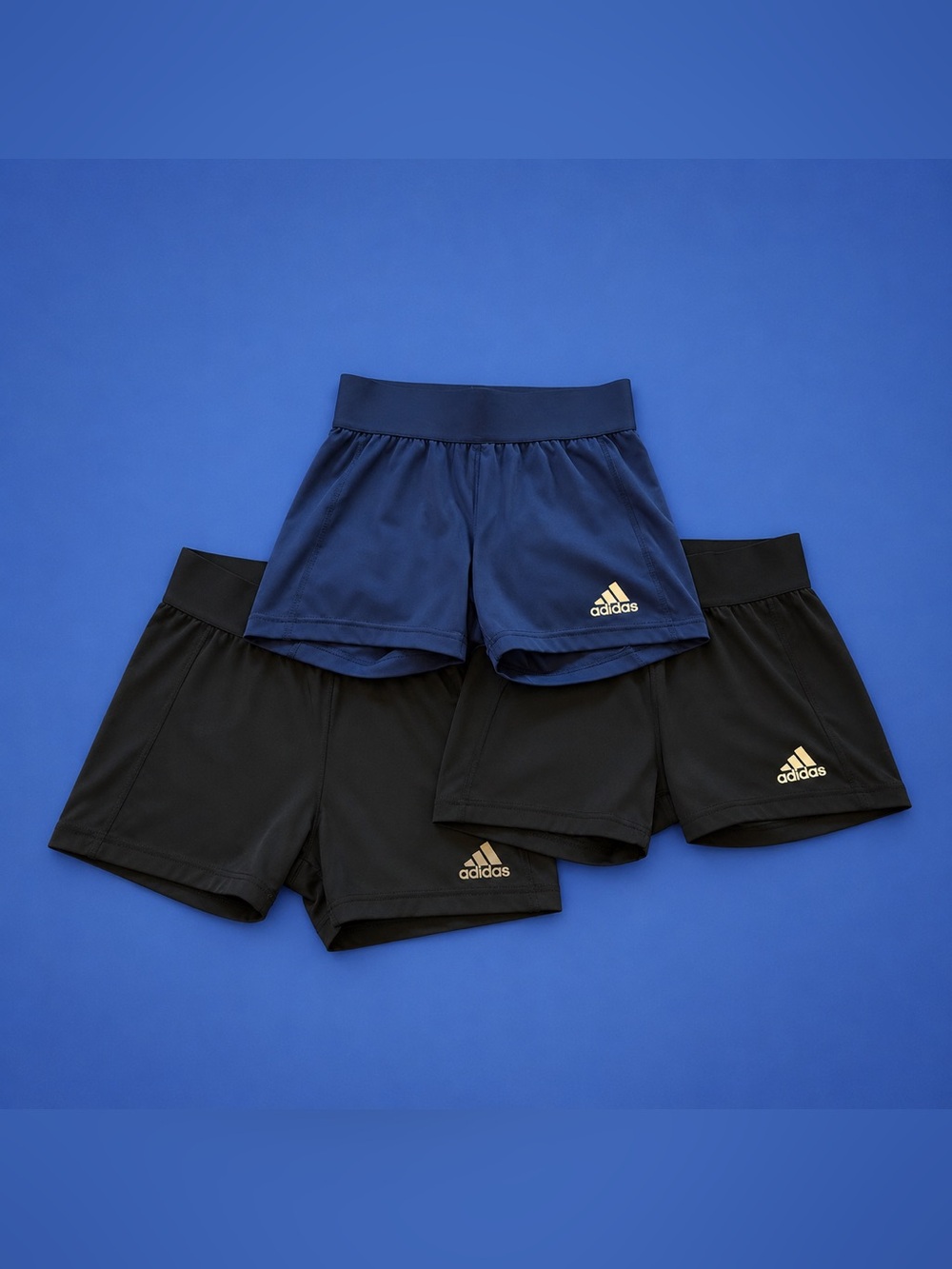 Adidas Volleyball Practice Spandex Shorts Bundle Size Medium 3-Pack